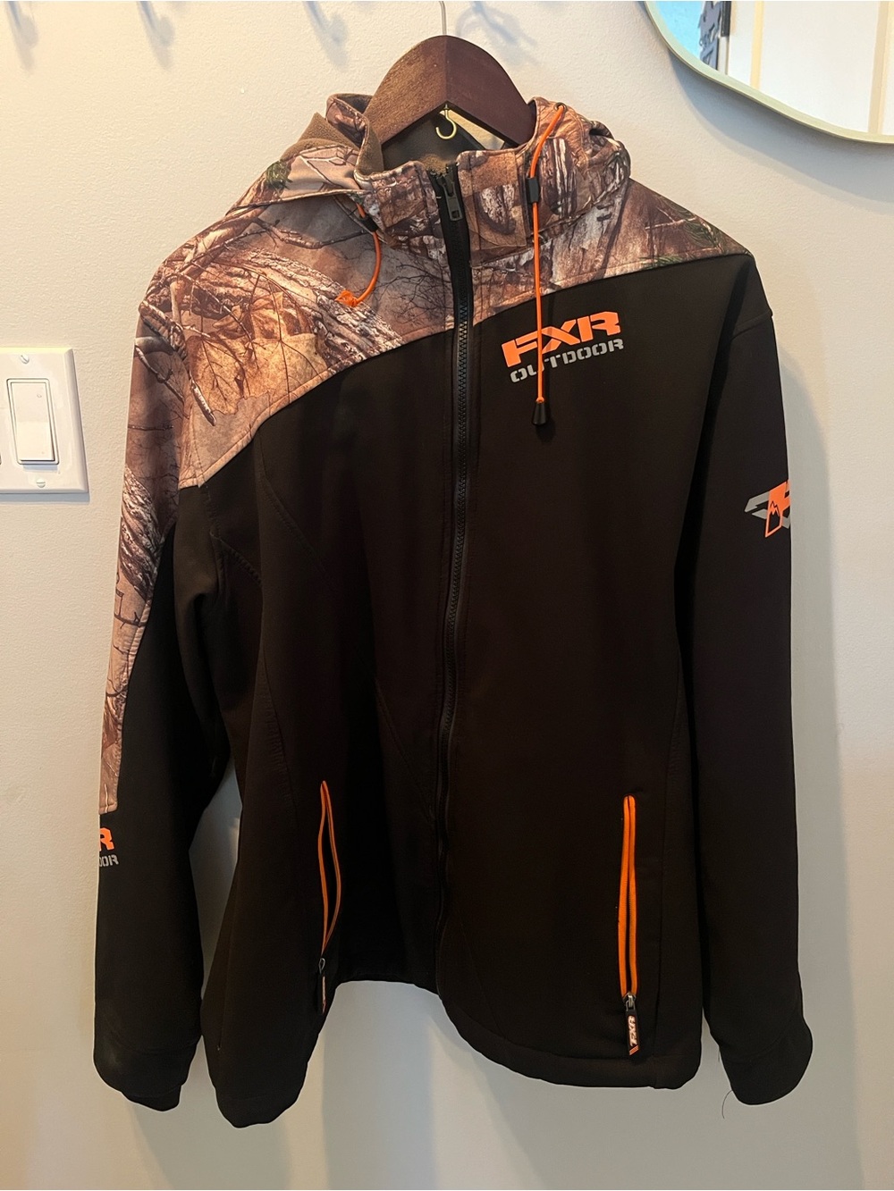FXR women’s Black & Camo Hooded Jacket